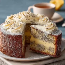Himmlische Mohn-Eierlikör-Torte mit Mascarpone